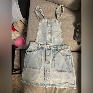 Denim Overall Dress